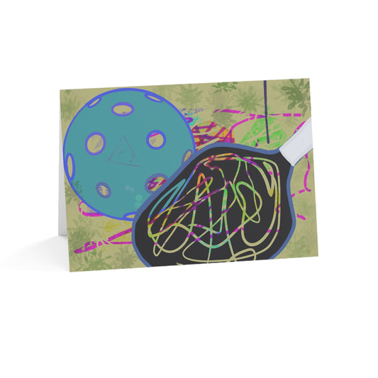 'Top Gear' – Pickleball Greeting Cards – 1/30/50 Pack – Artist-Made by Stephen Douglas