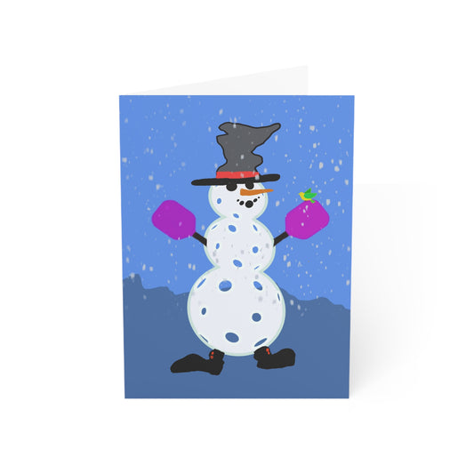 'Pickle Man' – Pickleball Greeting Cards – 1/30/50 Pack – Artist-Made by Stephen Douglas