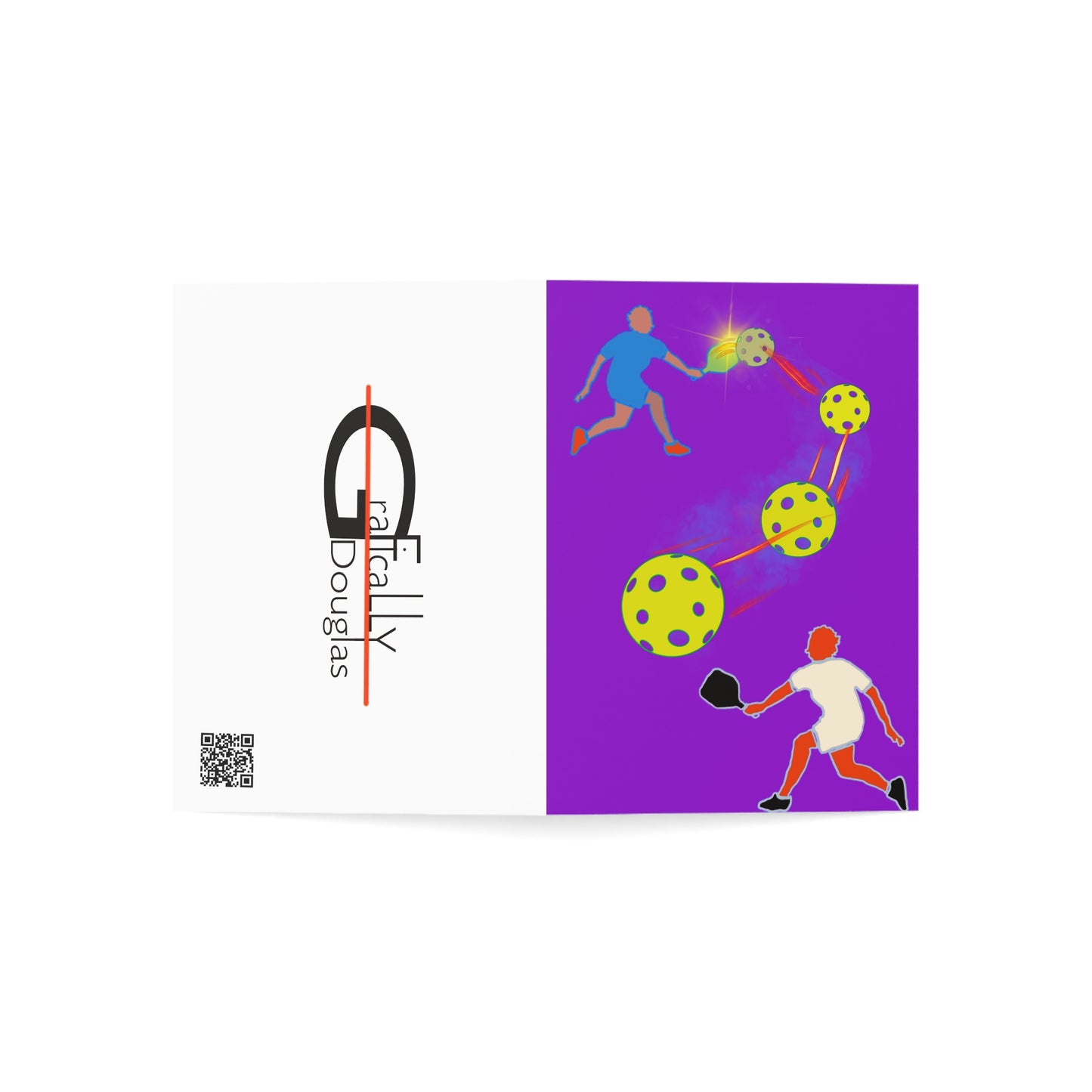 'Banger' – Pickleball Greeting Cards – 1/30/50 Pack – Artist-Made by Stephen Douglas
