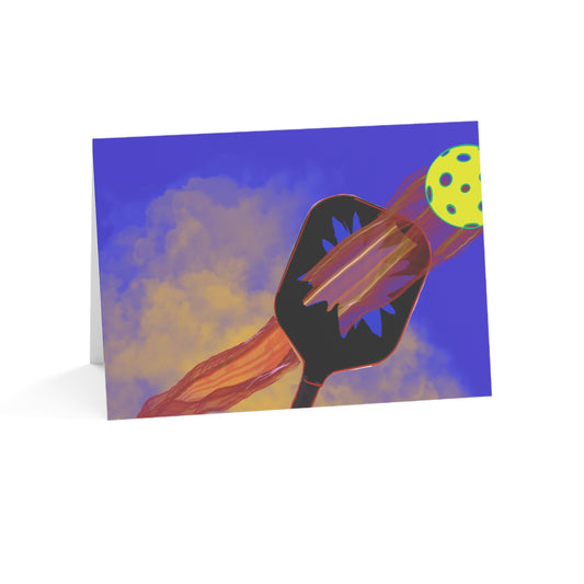 'Hard Drive' – Pickleball Greeting Cards – 1/30/50 Pack – Artist-Made by Stephen Douglas